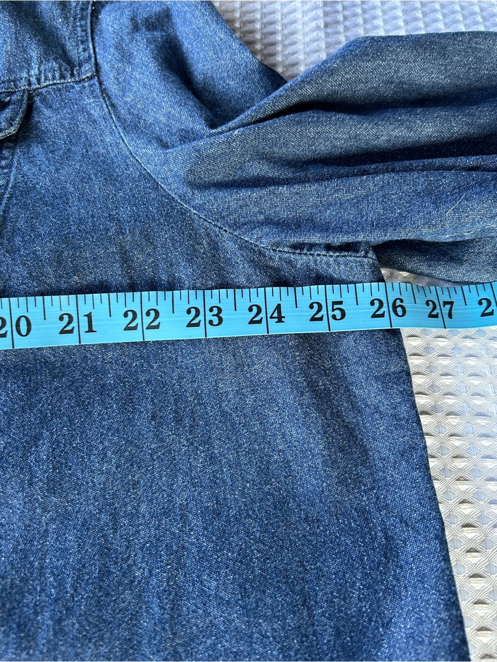 Carroll Reed Plus Denim Button-Front Jacket in Blue - Picture 8 of 12